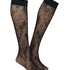 Sheer Socks Lace Fishnet, Black