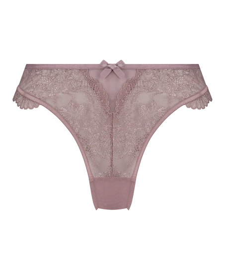 Meghan high-leg Brazilian, Purple