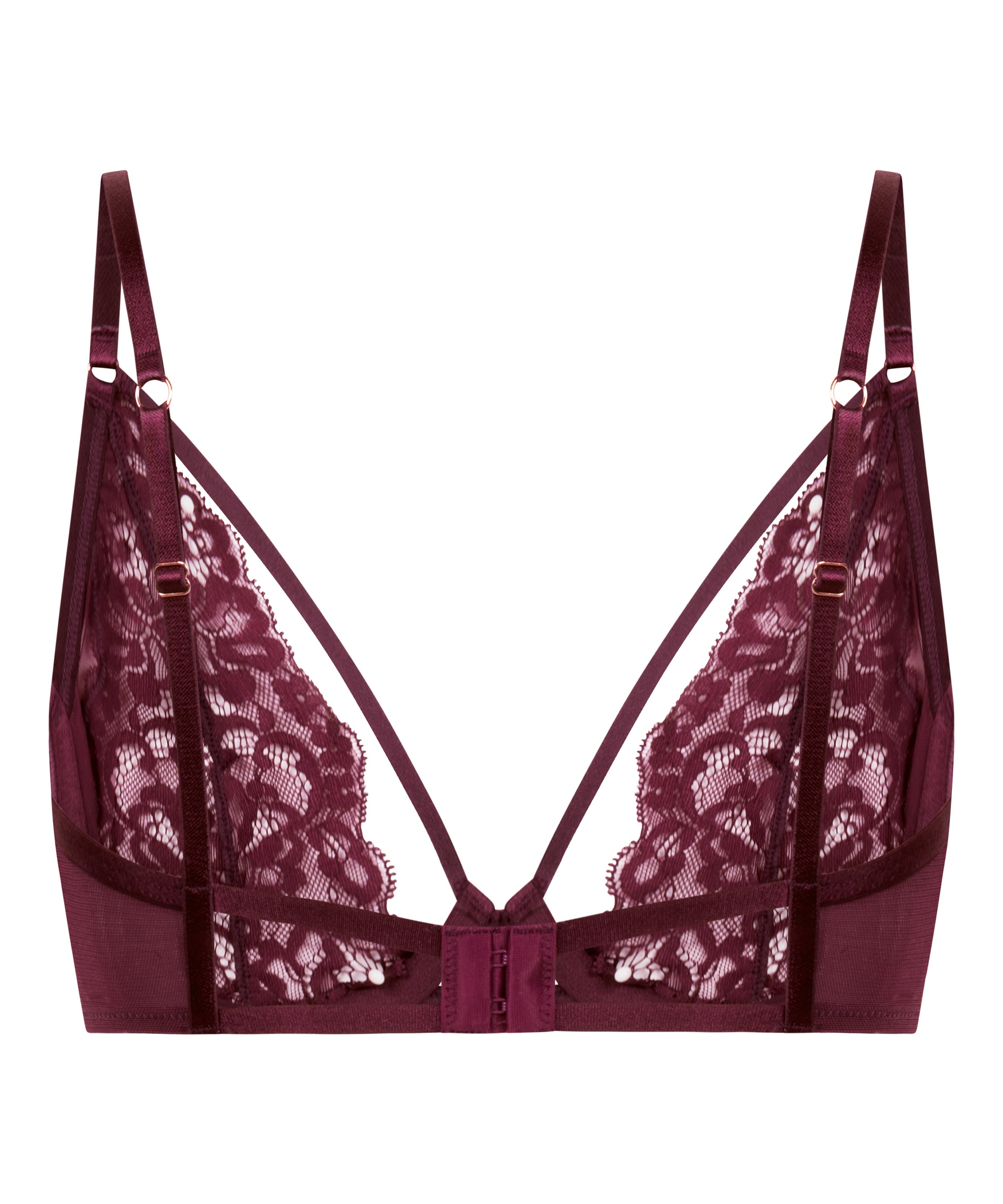 Cinnamon Non-Padded Underwired Bra, Red, main