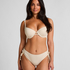 Crochet Bikini Top, White