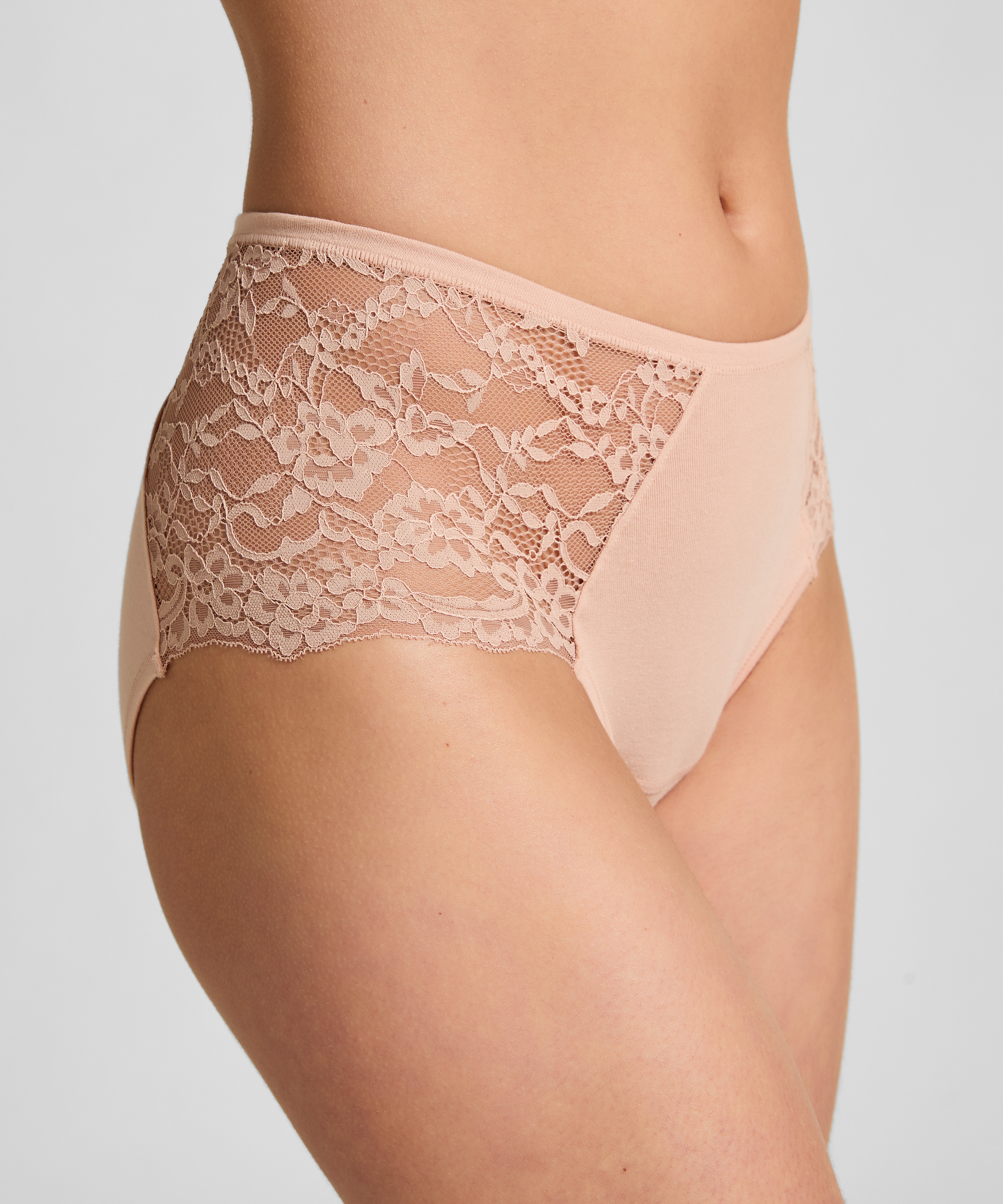 Superslip Midi Lace, Beige, main
