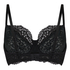 Marine Non-Padded Underwired Bra, Black