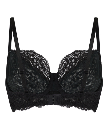 Marine Non-Padded Underwired Bra, Black