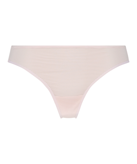 Invisible thong Stripe mesh, Pink