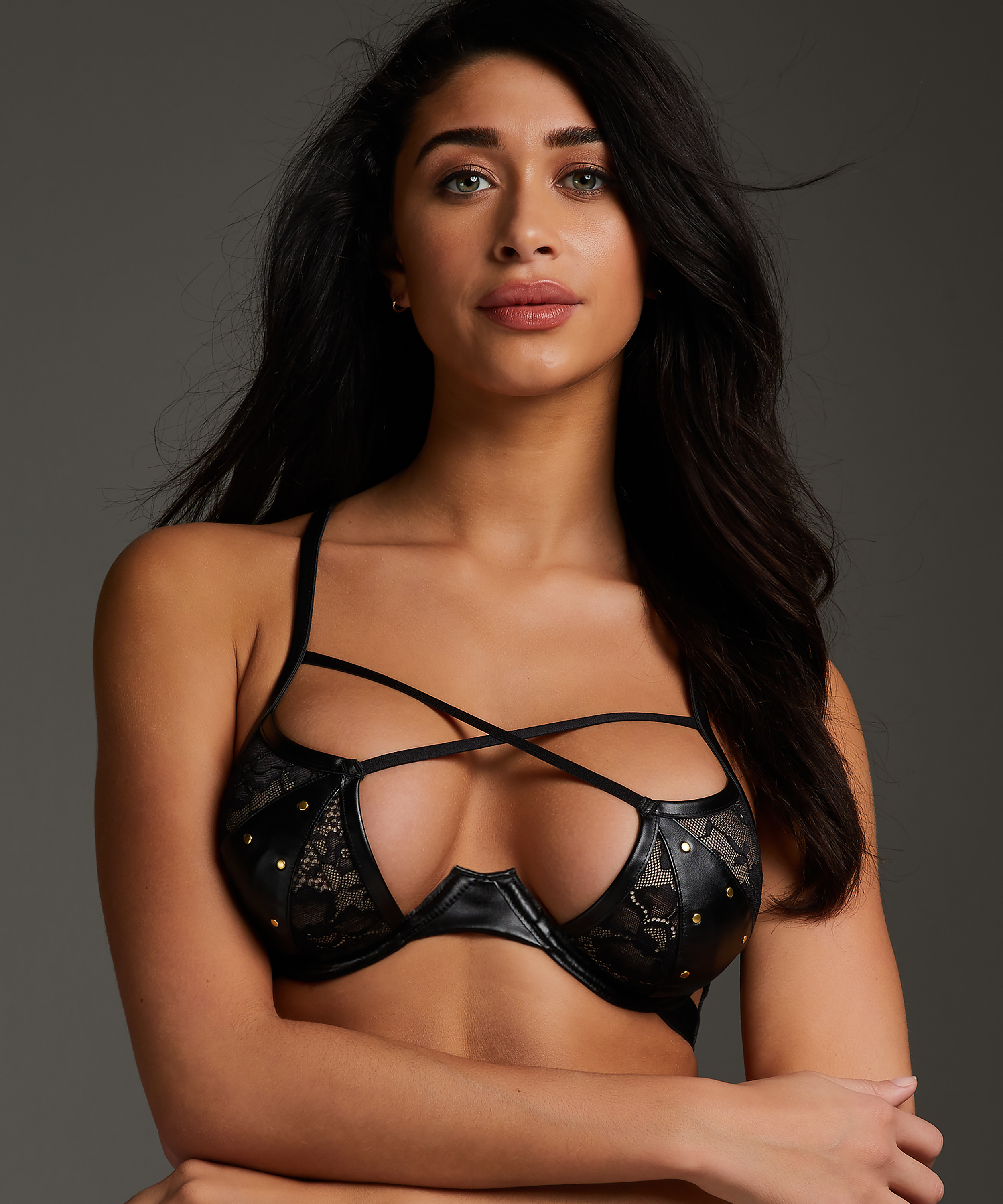 Arizona Non-Padded Underwired Bra, Black, main