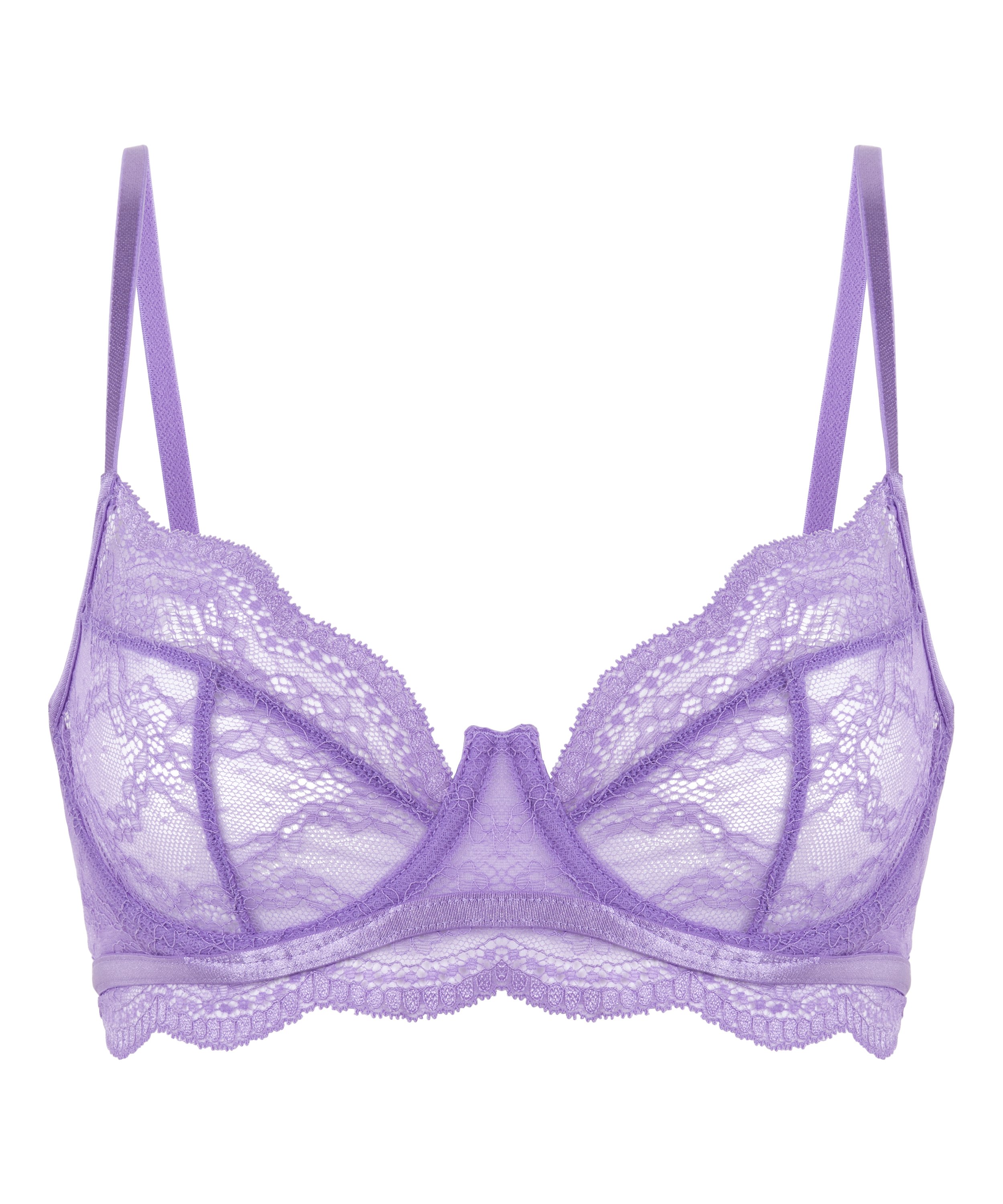 Isabelle Non-Padded Underwired Bra, Purple, main