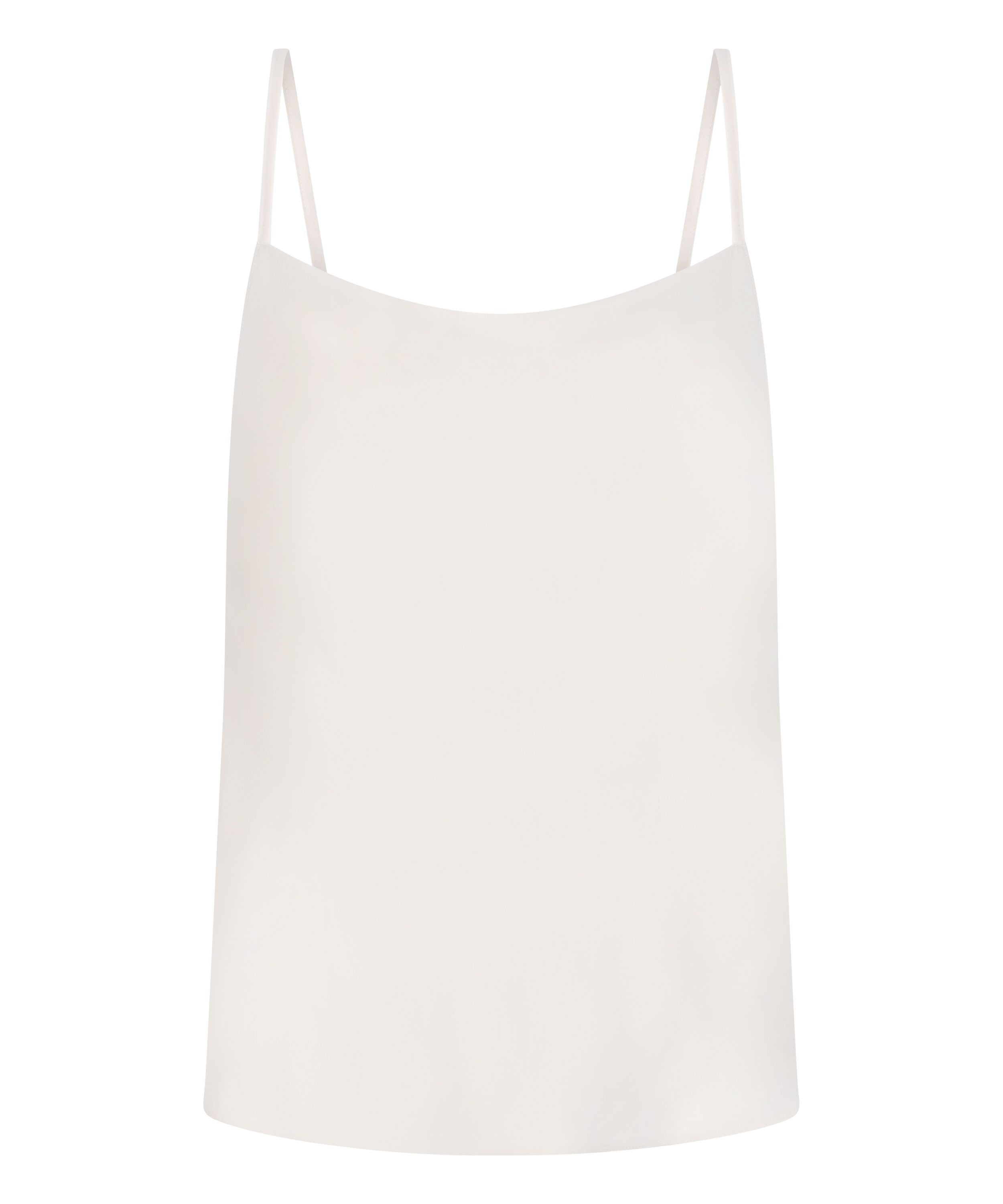 Cami Satin Minimal, White