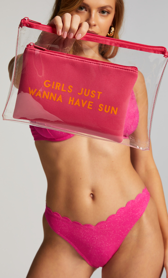 Bikini Clutch, Pink