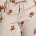 Pant Flannel Straight Bear, Beige