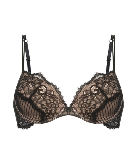 Bliss Padded Underwired Bra, Black