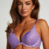 Isabella Padded Push-Up Underwired Bra, Purple