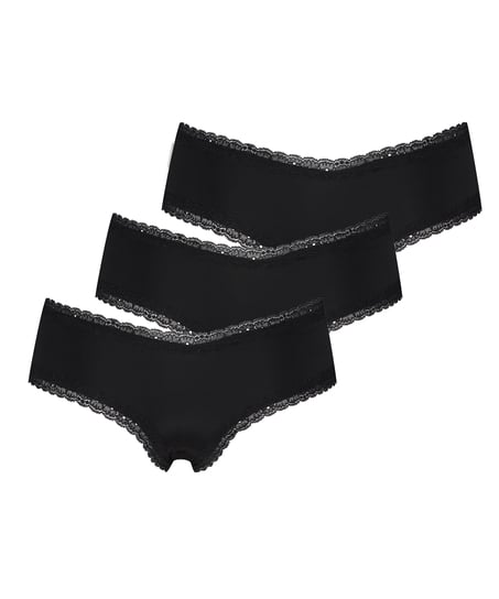 3-Pack London Brazilian, Black