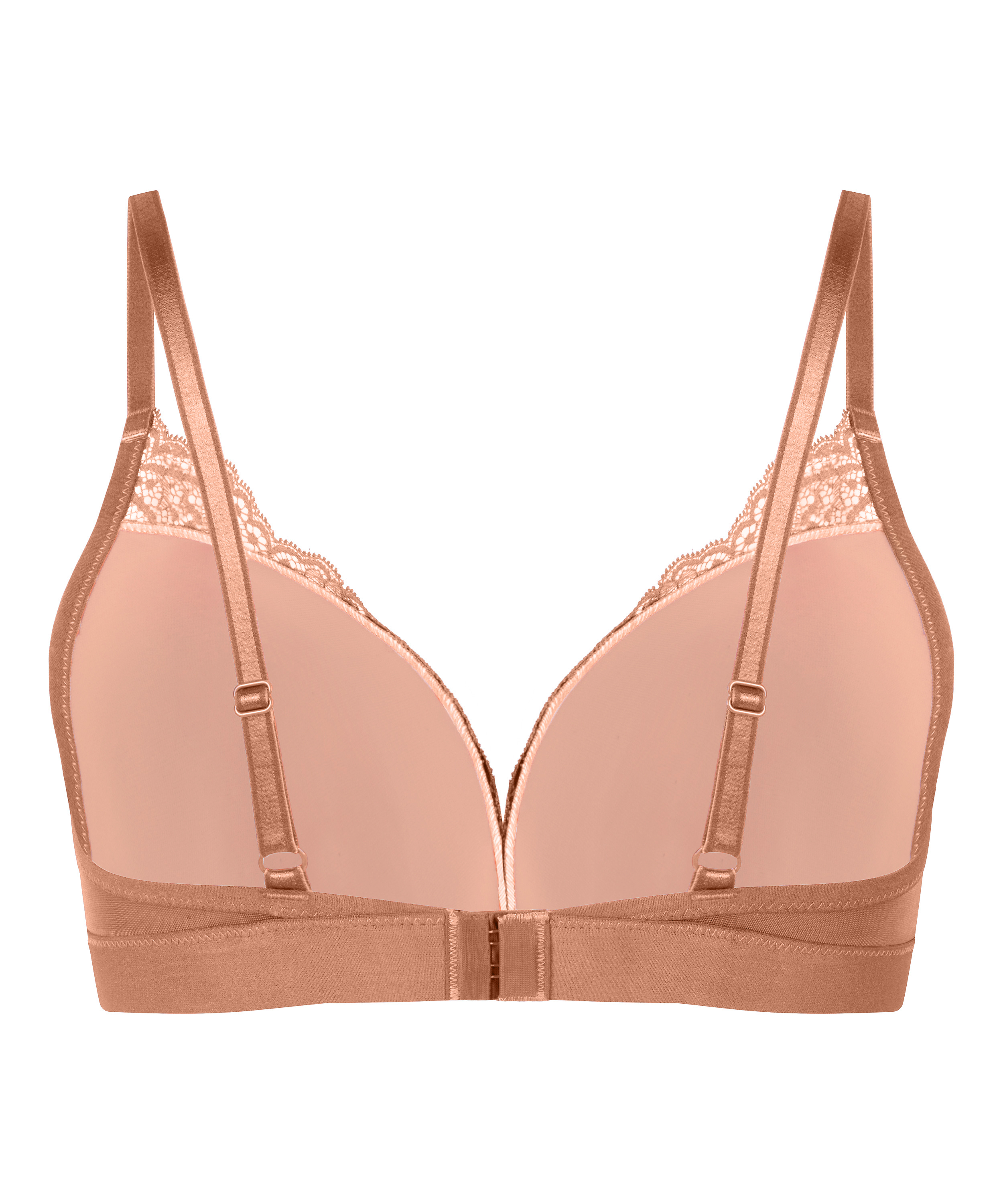 Sophie Padded Non-Underwired Bra, Brown, main