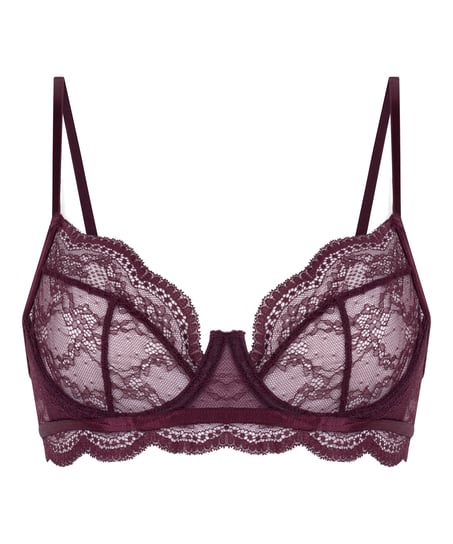 Isabelle Non-Padded Underwired Bra, Purple