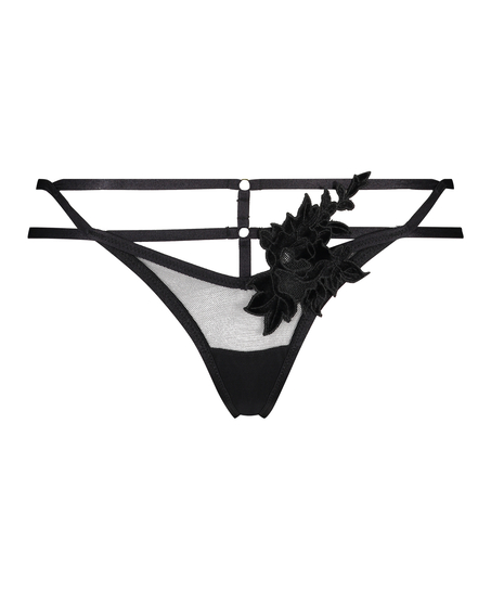 Effie tanga thong, Black