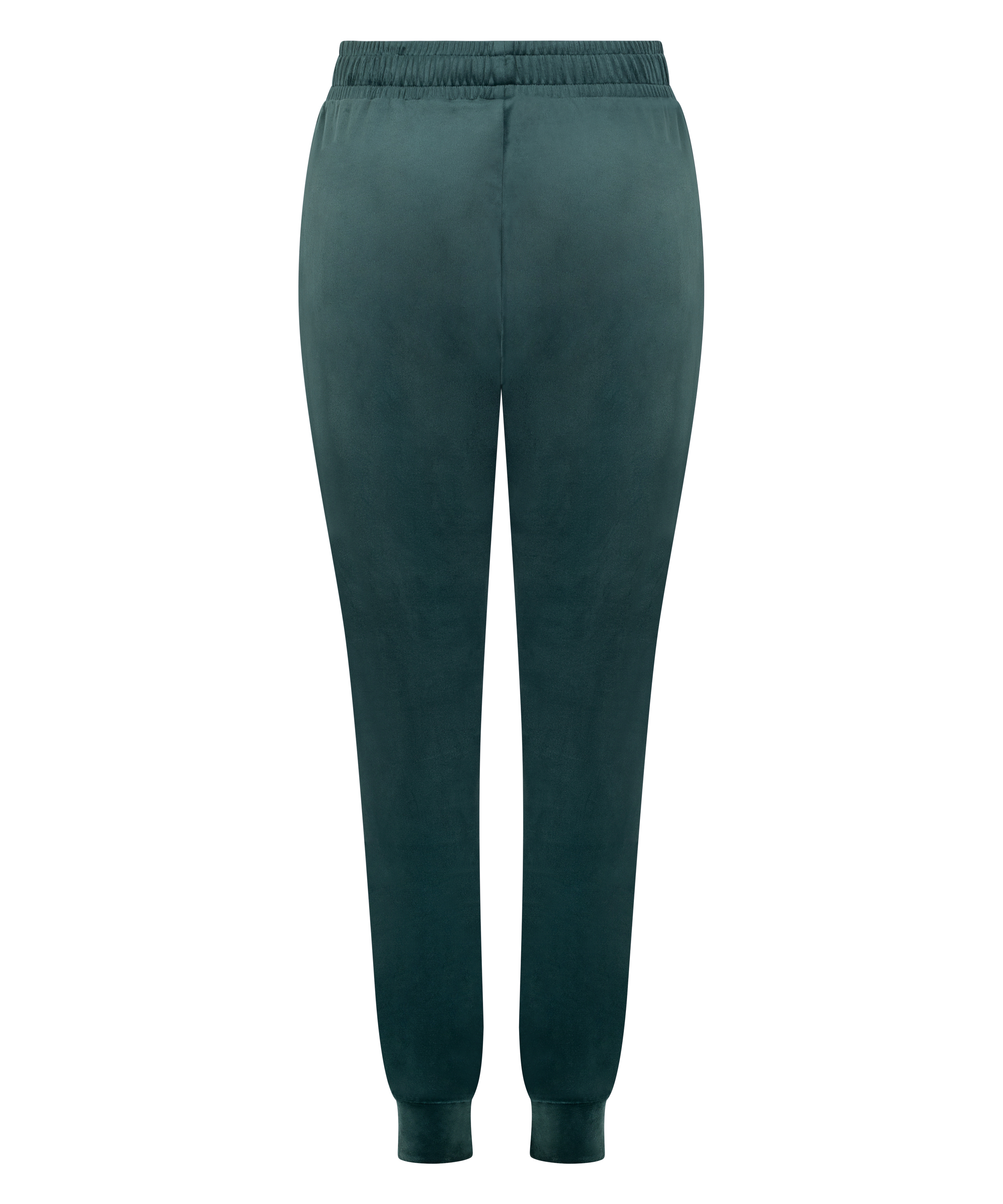 Velours Jogging Pants, Green, main