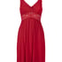 Nora Lace Slip Dress, Red