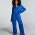 Satin Trousers, Blue