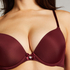 Plunge Padded Underwired Bra, Purple