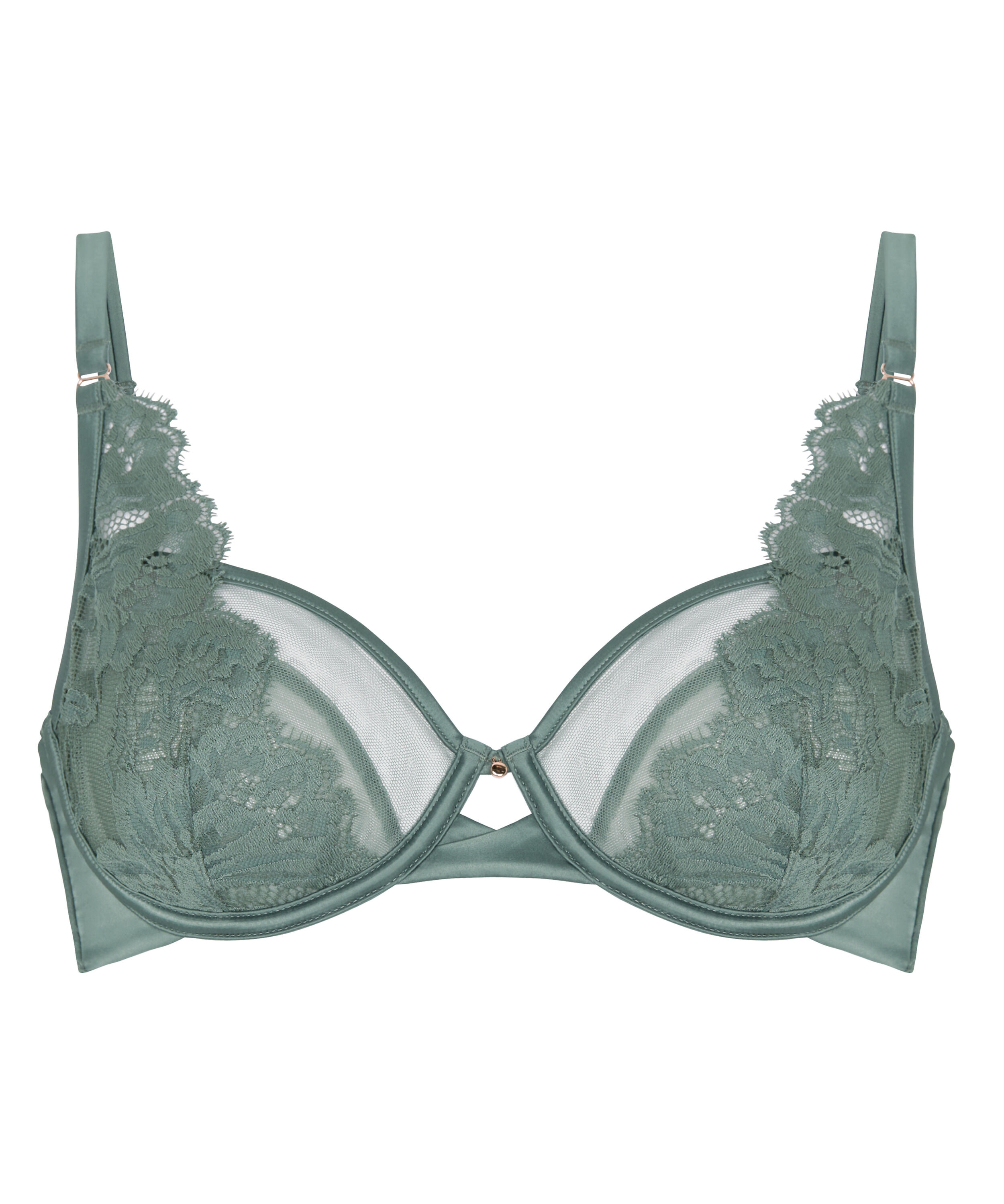 Grace Non-Padded Underwired Bra, Green