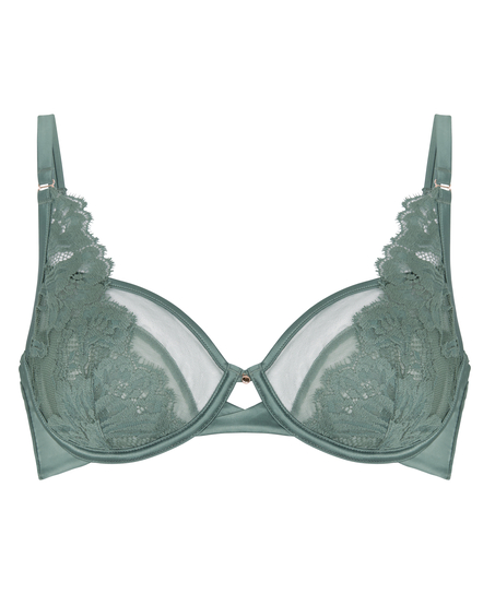 Grace Non-Padded Underwired Bra, Green