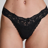 Madison Extra Low Thong, Black
