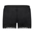 Velvet Lace Shorts, Black