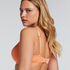 Plunge Padded Underwired Bra, Orange