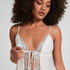 Cami Peonie, White