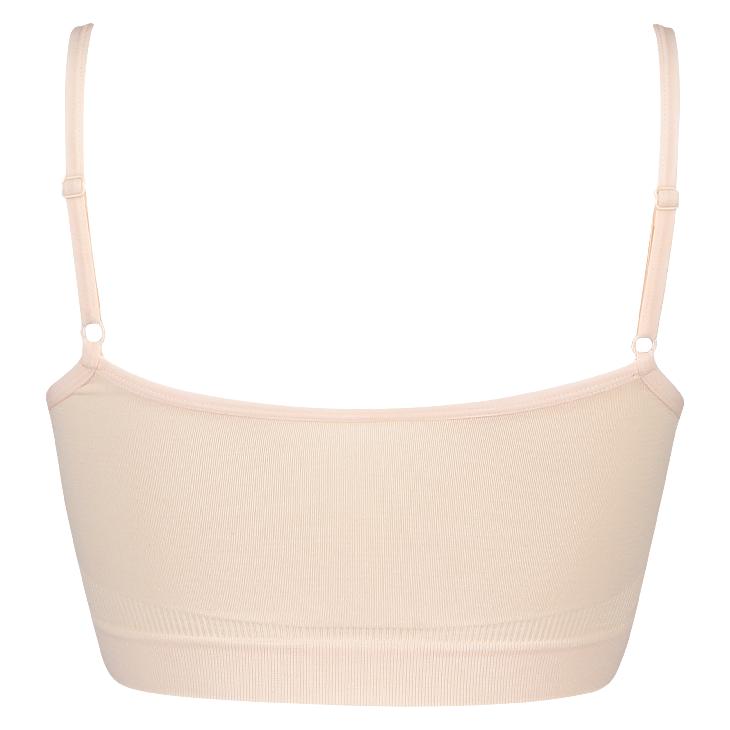 Seamless strappy top, Beige, main