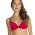 Padded underwired push-up bra Giselle, Red