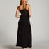 Slipdress Nora Lace Long, Black