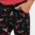 Jersey pyjama pants, Black