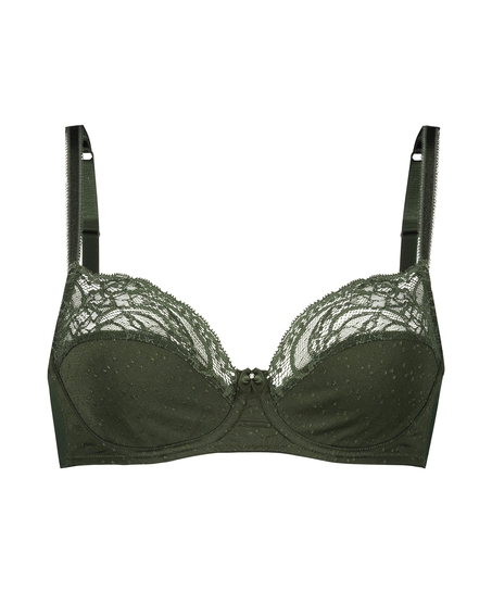 Sophie Non-Padded Underwired Bra, Green