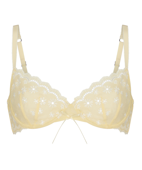 Non-Padded Underwired Bra Gaia, Yellow