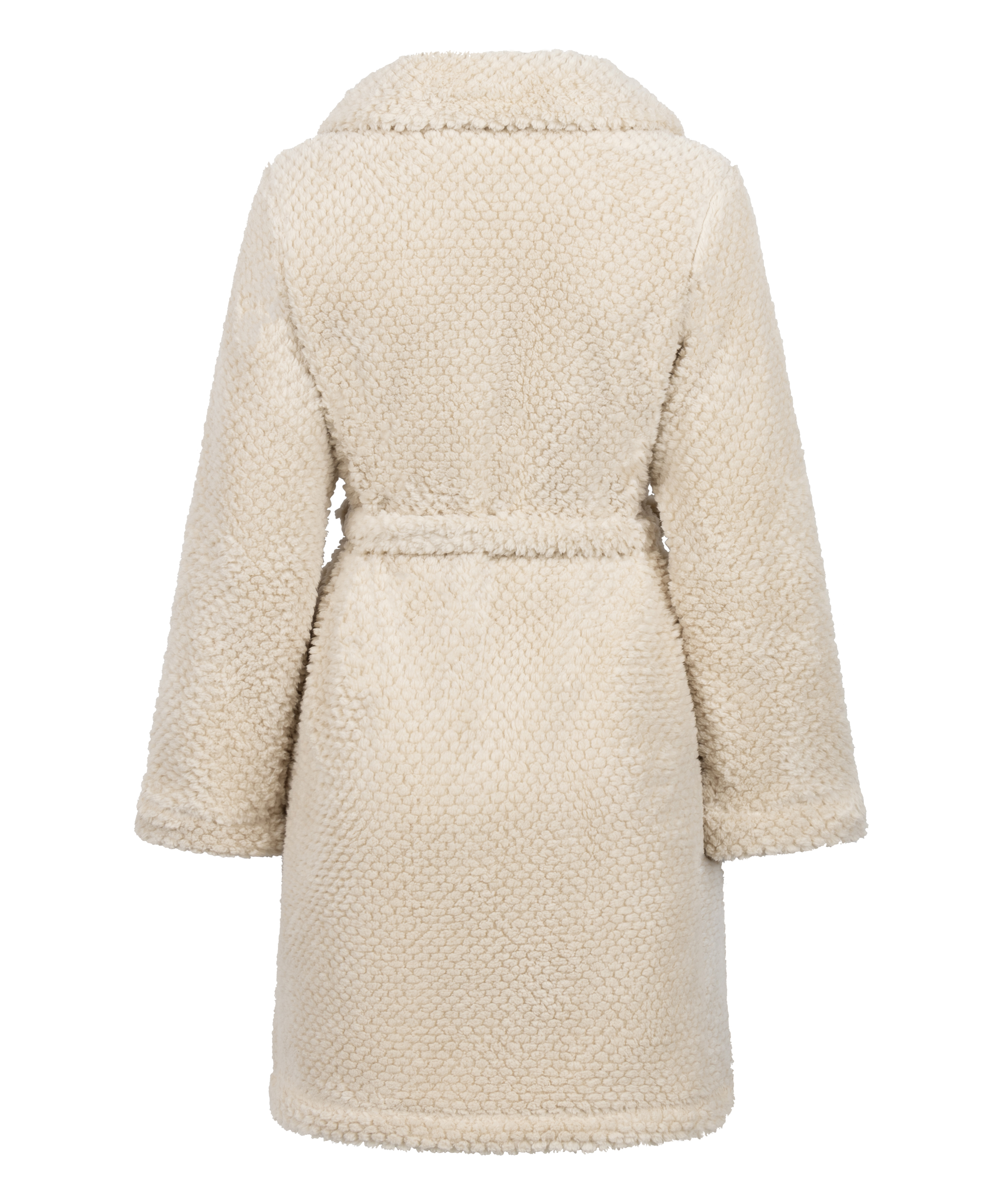 Robe Zip Up Fleece, White, main