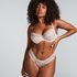 V-shaped Brazilian knickers mesh, Pink