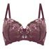 Peonie Padded Underwired Bra, Purple