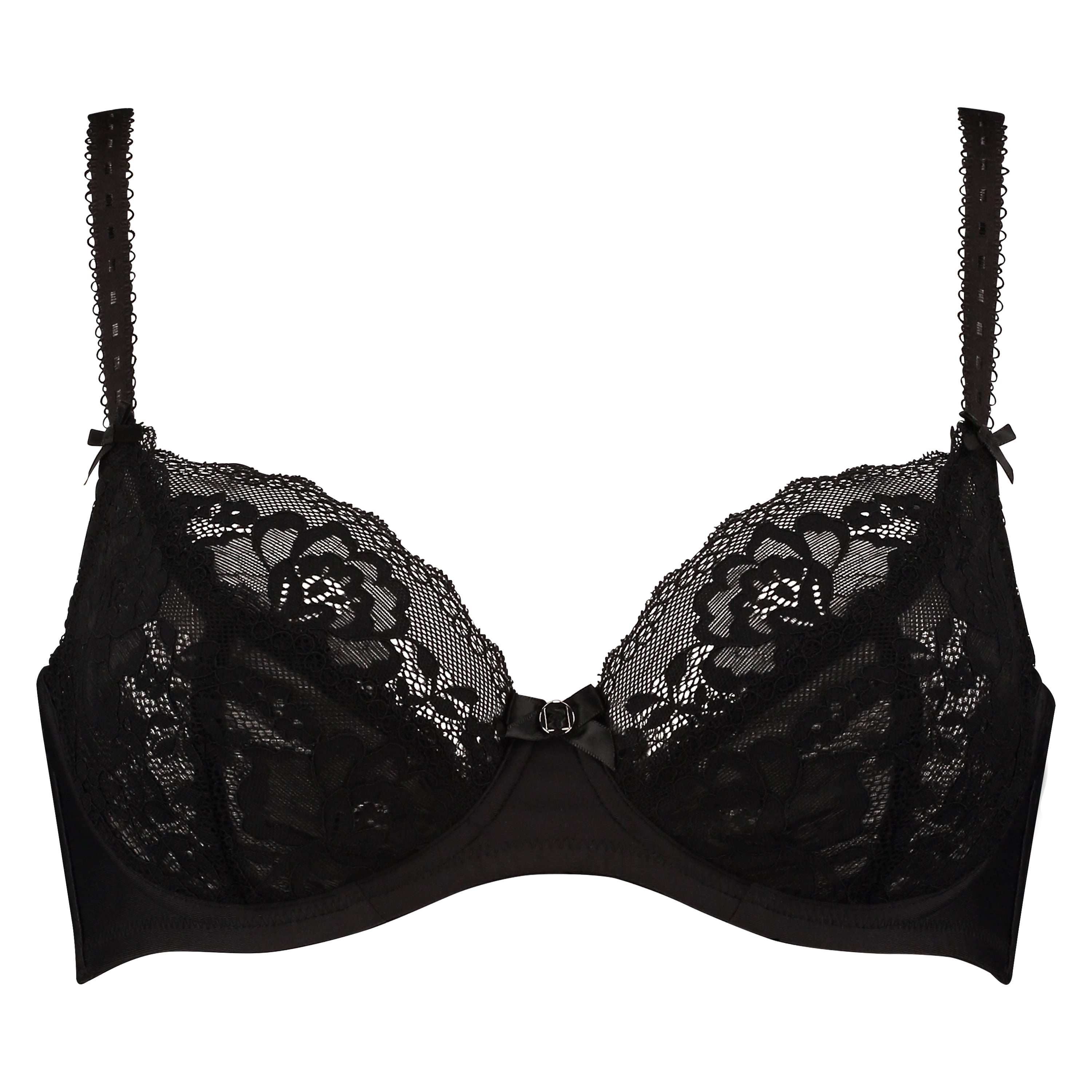Non-Padded Underwired Bra Maya, Black, main