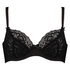 Non-Padded Underwired Bra Maya, Black