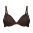 Smooth Padded Underwired Push-Up Bra, Brown