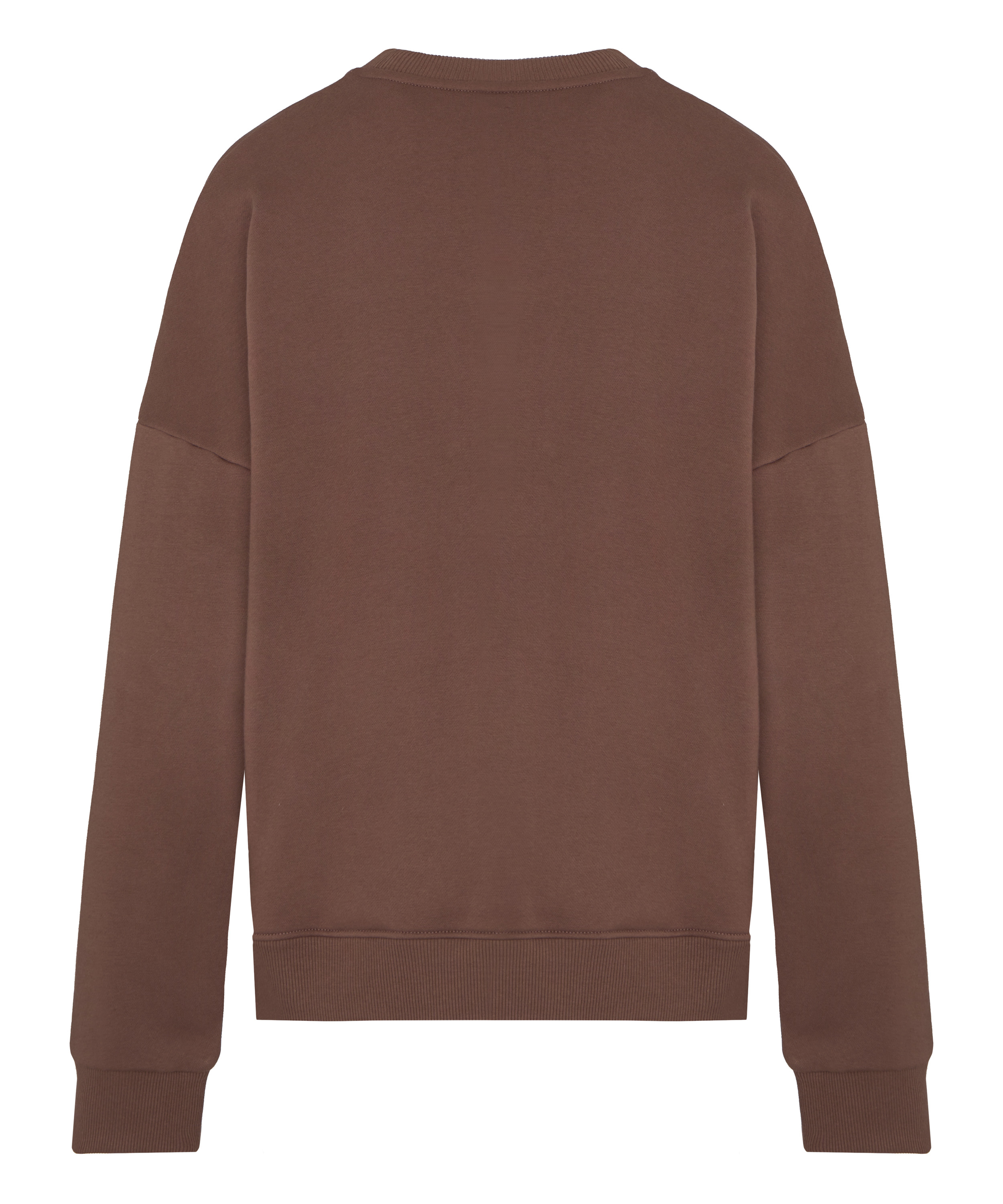 Top Crew Brushed Sweat, Brown, main