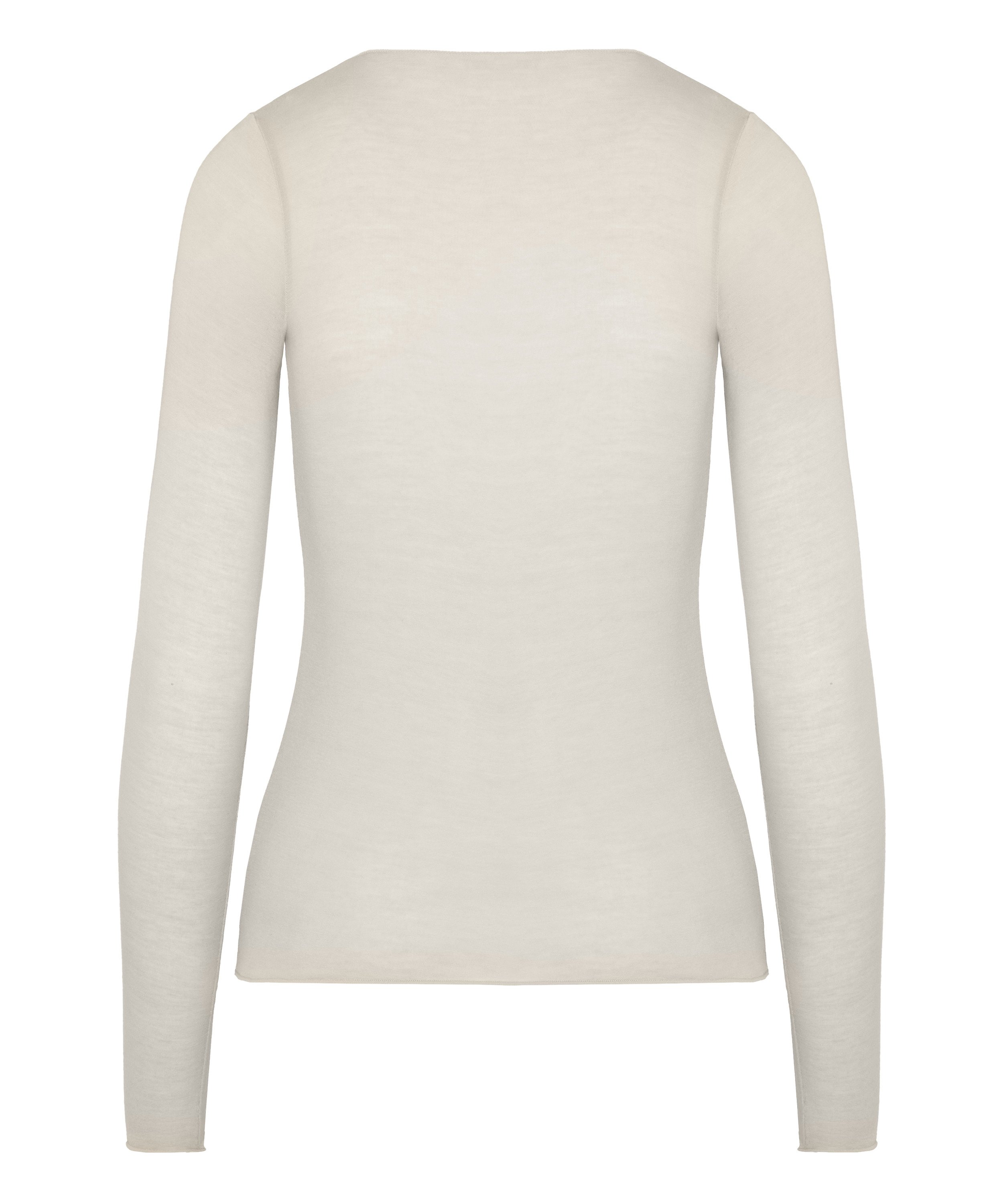 super soft Lace V-Neck shirt with Cashmere, Beige, main