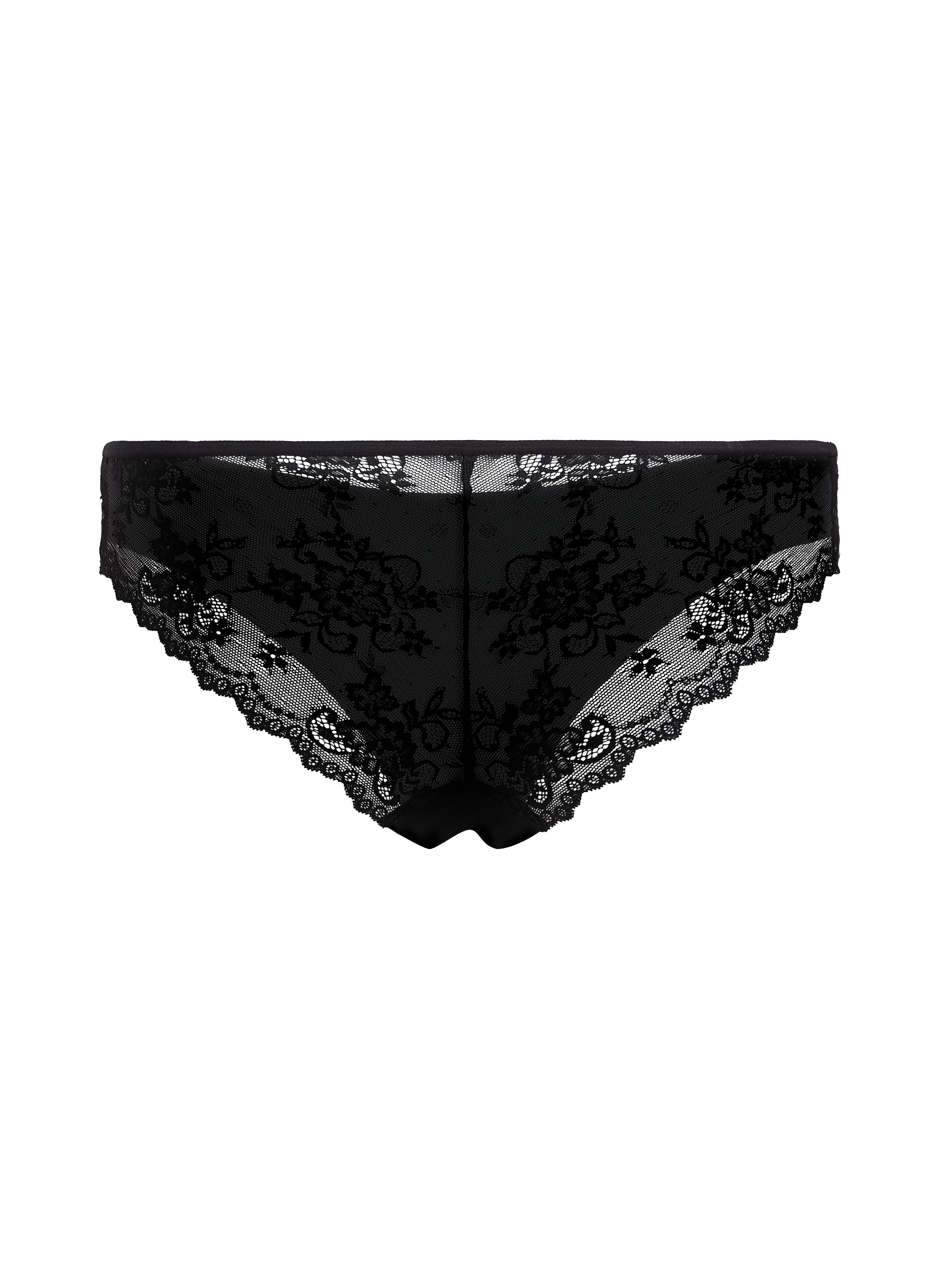 Invisible Lace Back Brazilian, Black, main