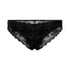 Invisible Lace Back Brazilian, Black