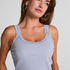 Singlet Rib Jersey Lace, Purple