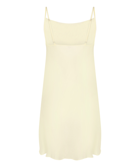 Slipdress Satin Minimal, Yellow
