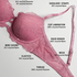 Wies Padded Underwired Bra, Pink