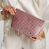 Velour Make-Up Bag Small, Purple