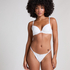 Pointelle Thong, White